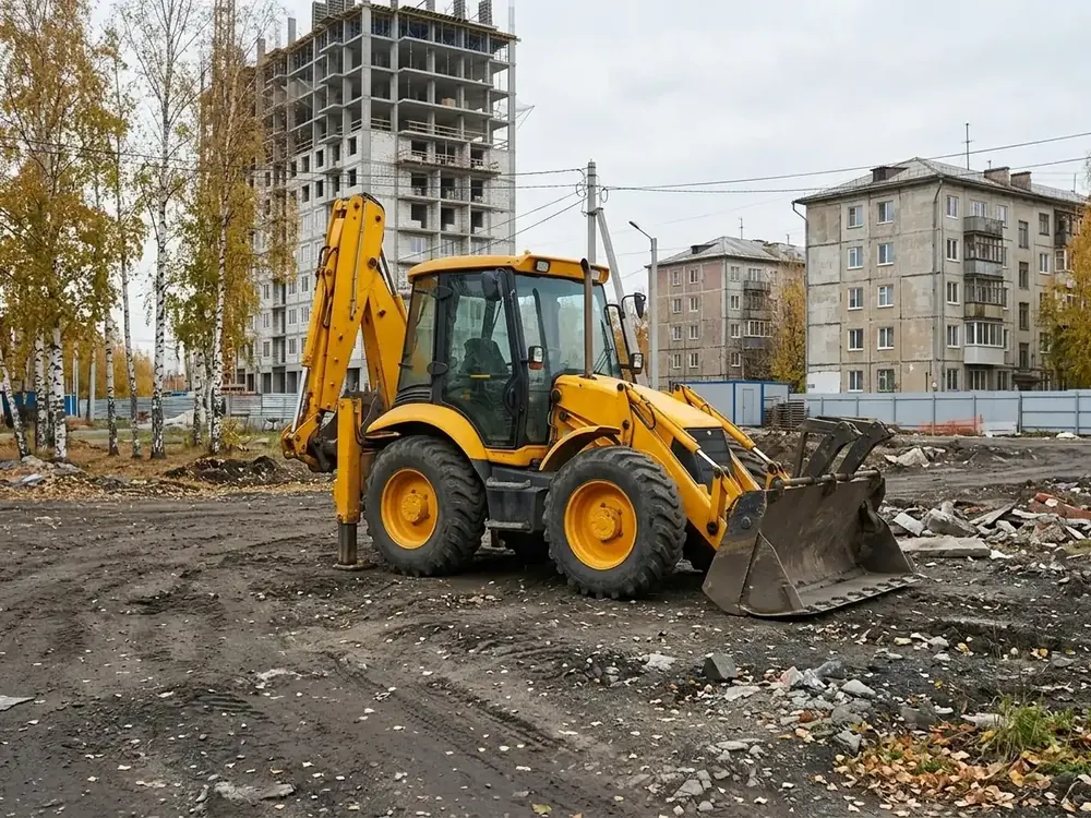 Экскаватор-погрузчик